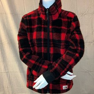 Price Drop!! North Face Buffalo Plaid Fleece Full Zip